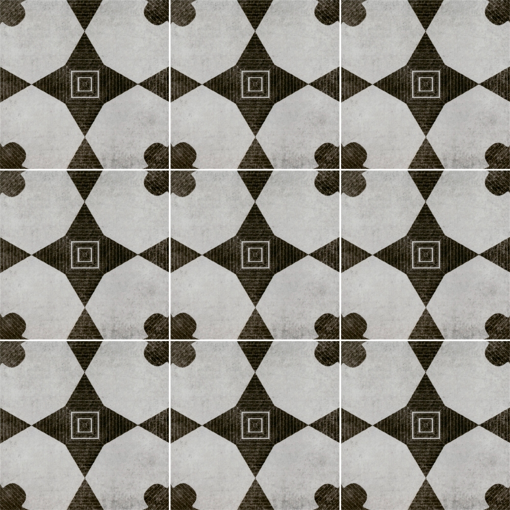Zaria Sakura 8x8 Matte Porcelain Floor and Wall Tile