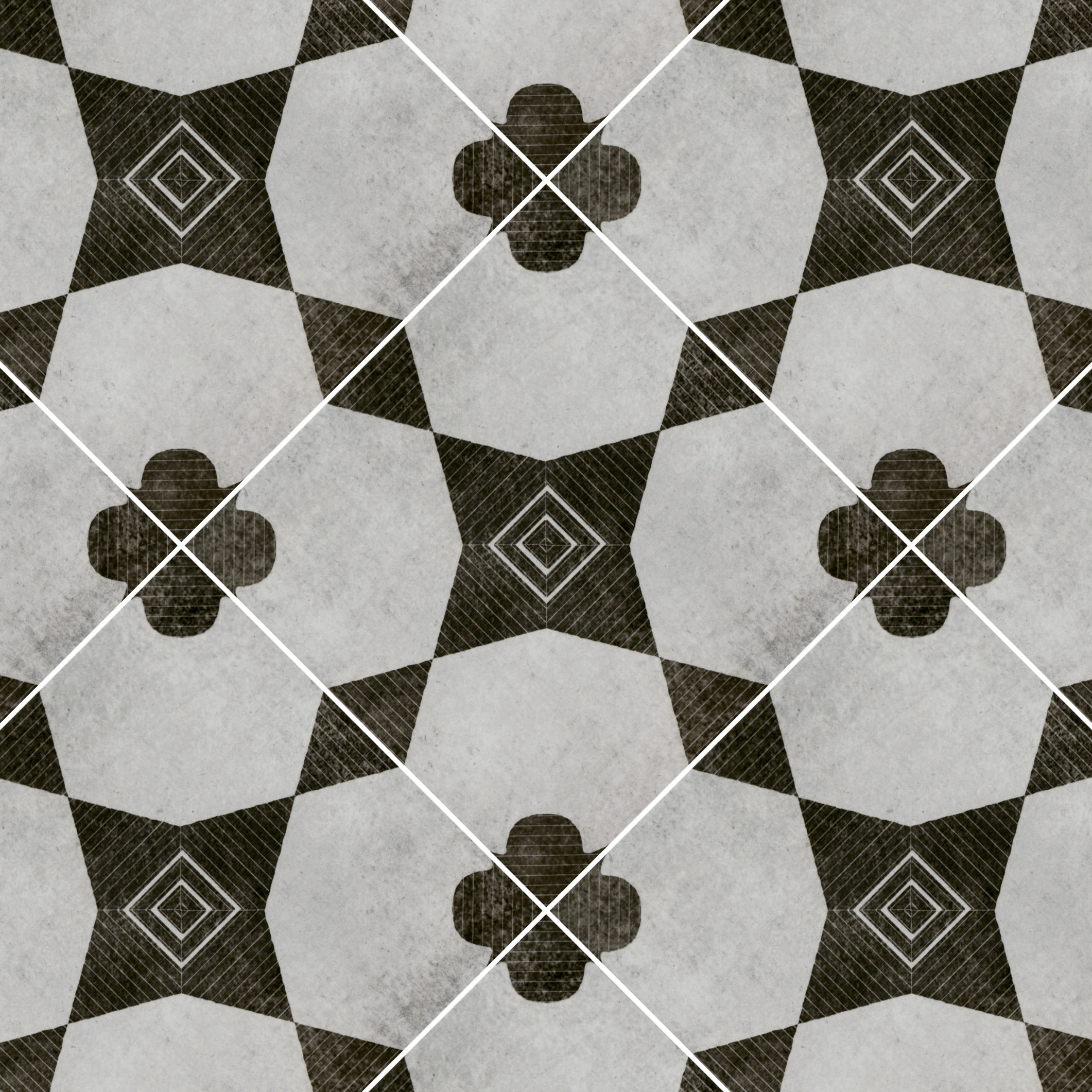 Zaria Sakura 8x8 Matte Porcelain Floor and Wall Tile