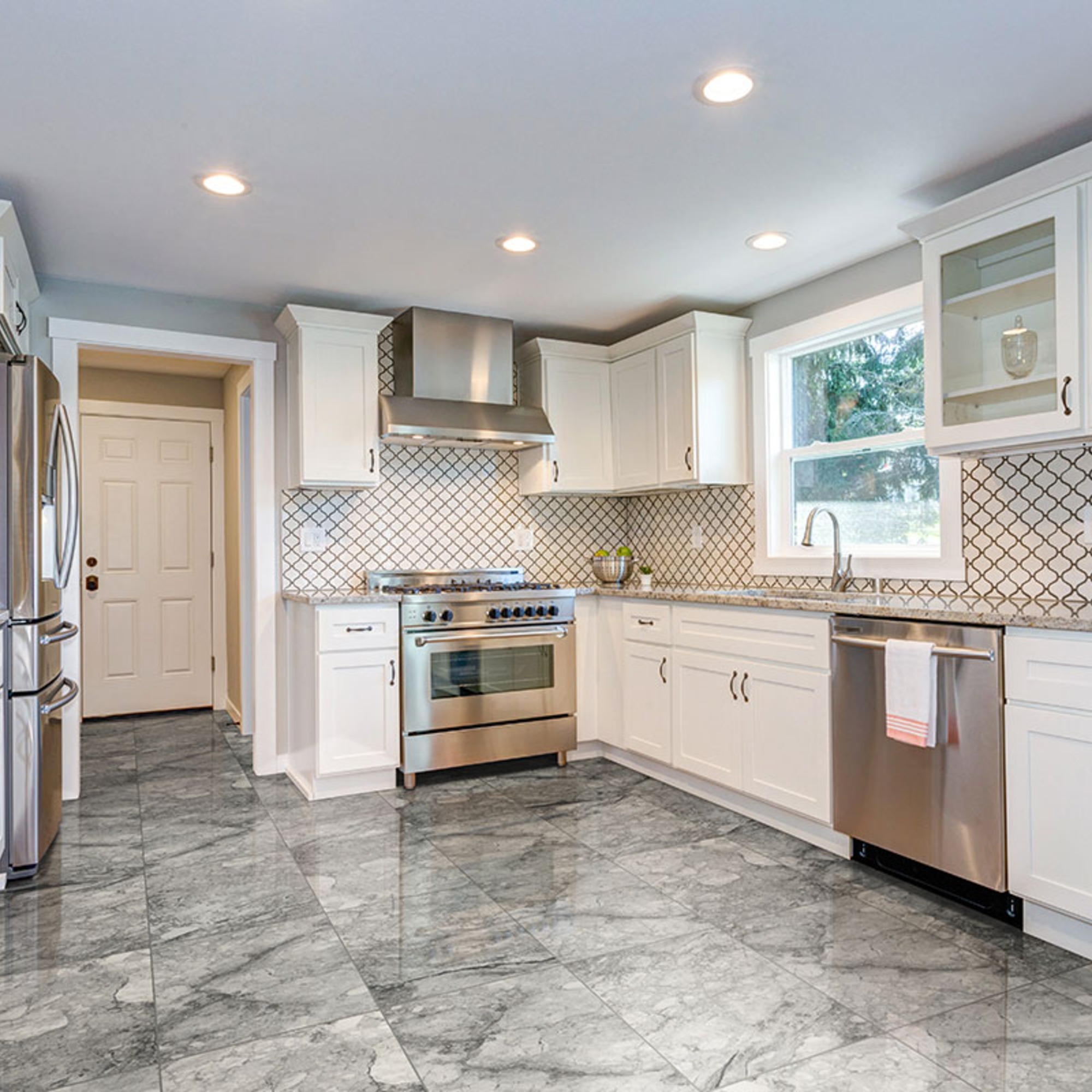 Kaya Onda Gray 24X48 Polished Porcelain Tile