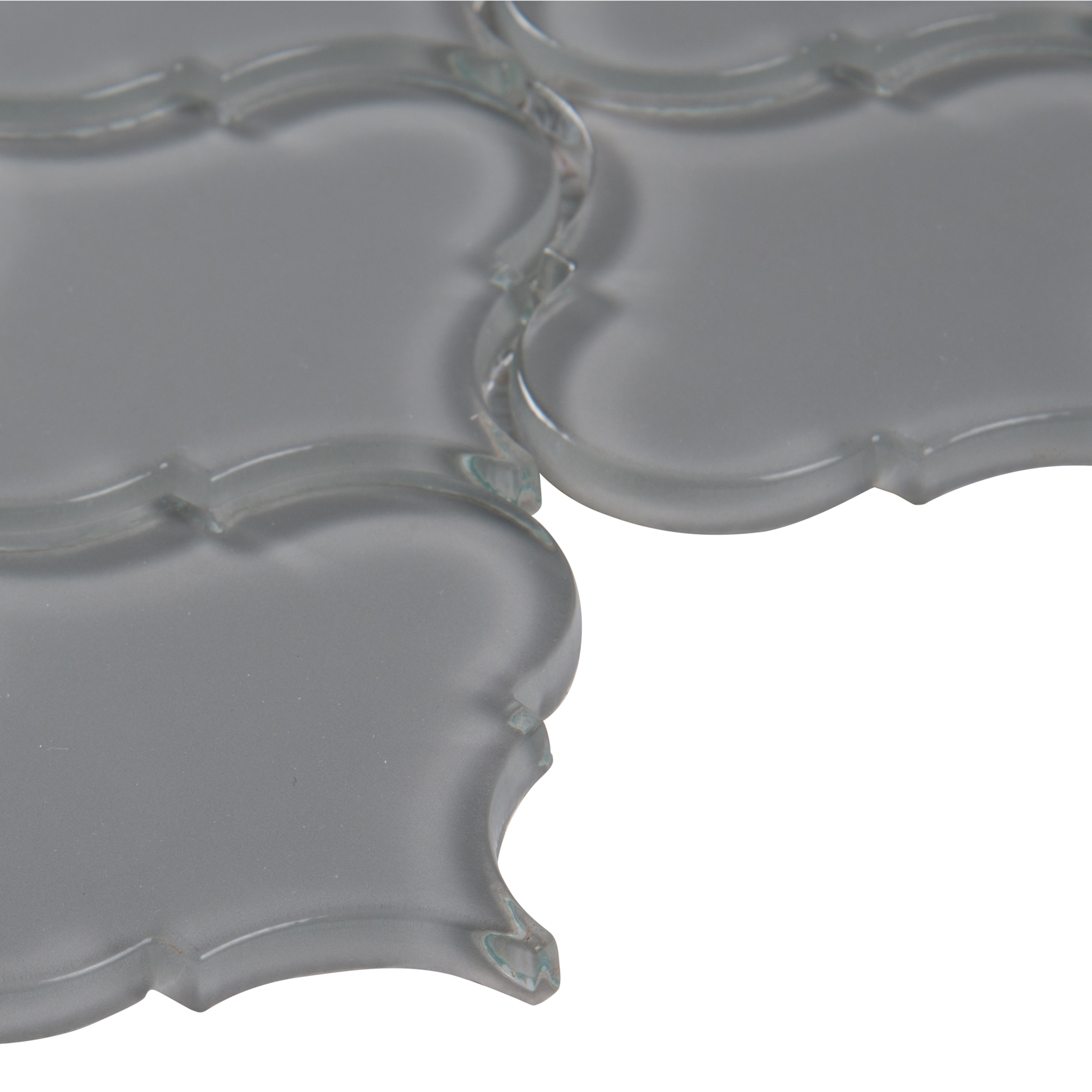 Pebble Arabesque 10.43X12.28 8mm Glossy Glass Mosaic Tile-3