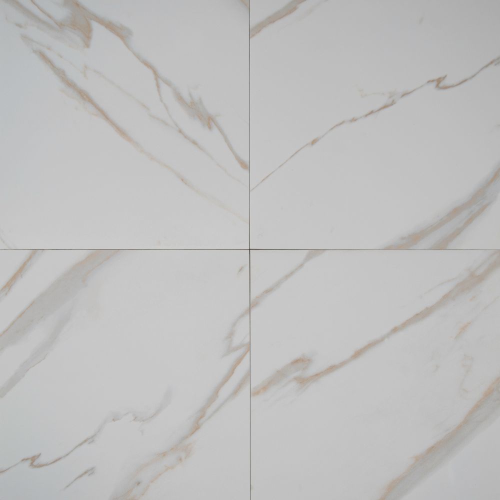 Pietra Calacatta 18x18 Polished Porcelain Tile