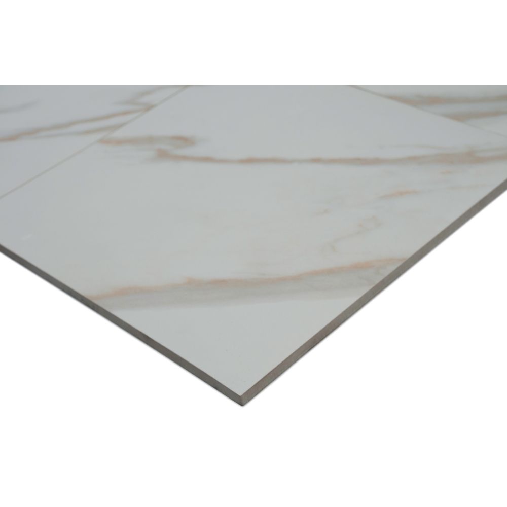 Pietra Calacatta 18x18 Polished Porcelain Tile