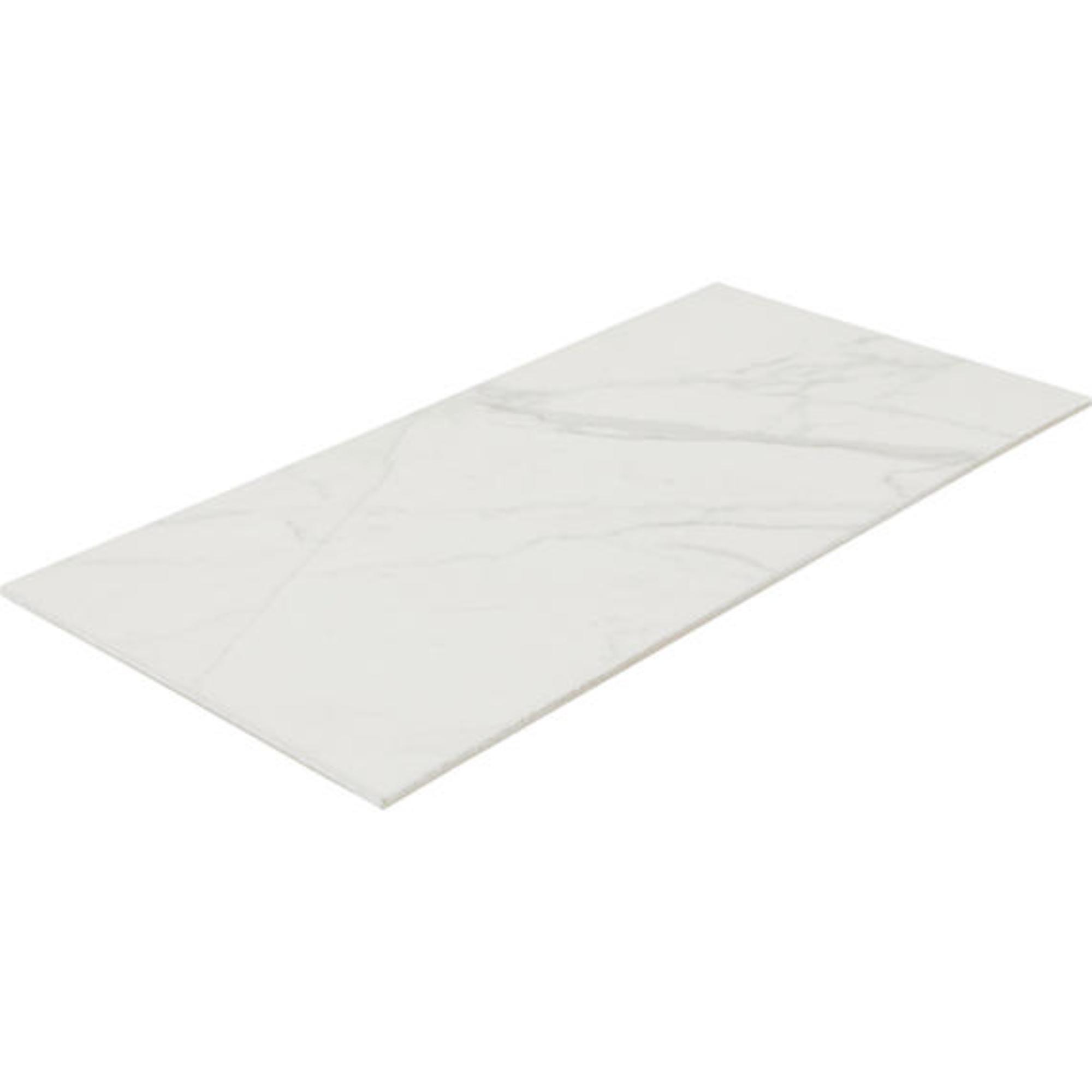 Platinum Calacatta Empire 3X12 Matte Porcelain Bullnose Tile