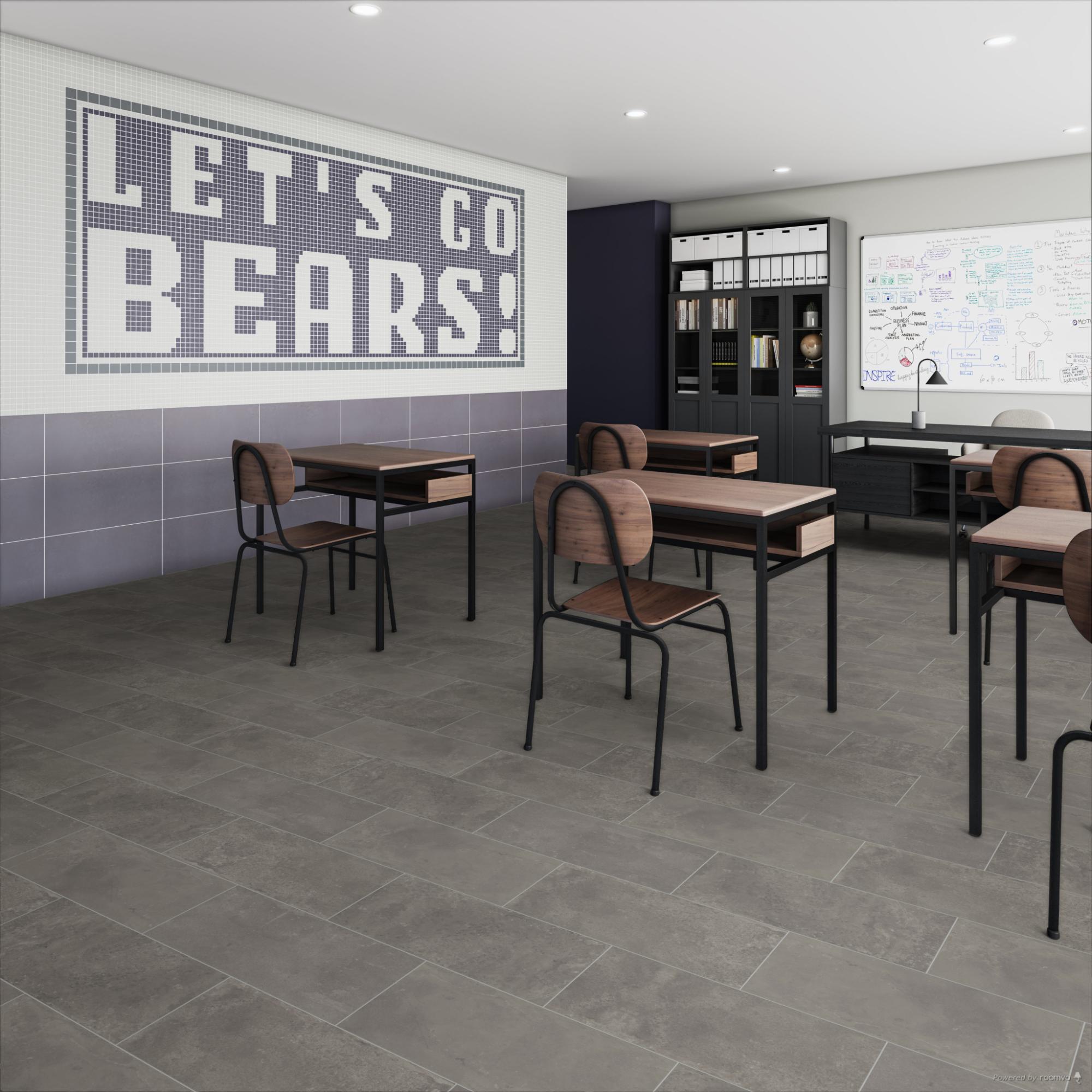 Platinum Grey 12X24 Matte Porcelain Tile