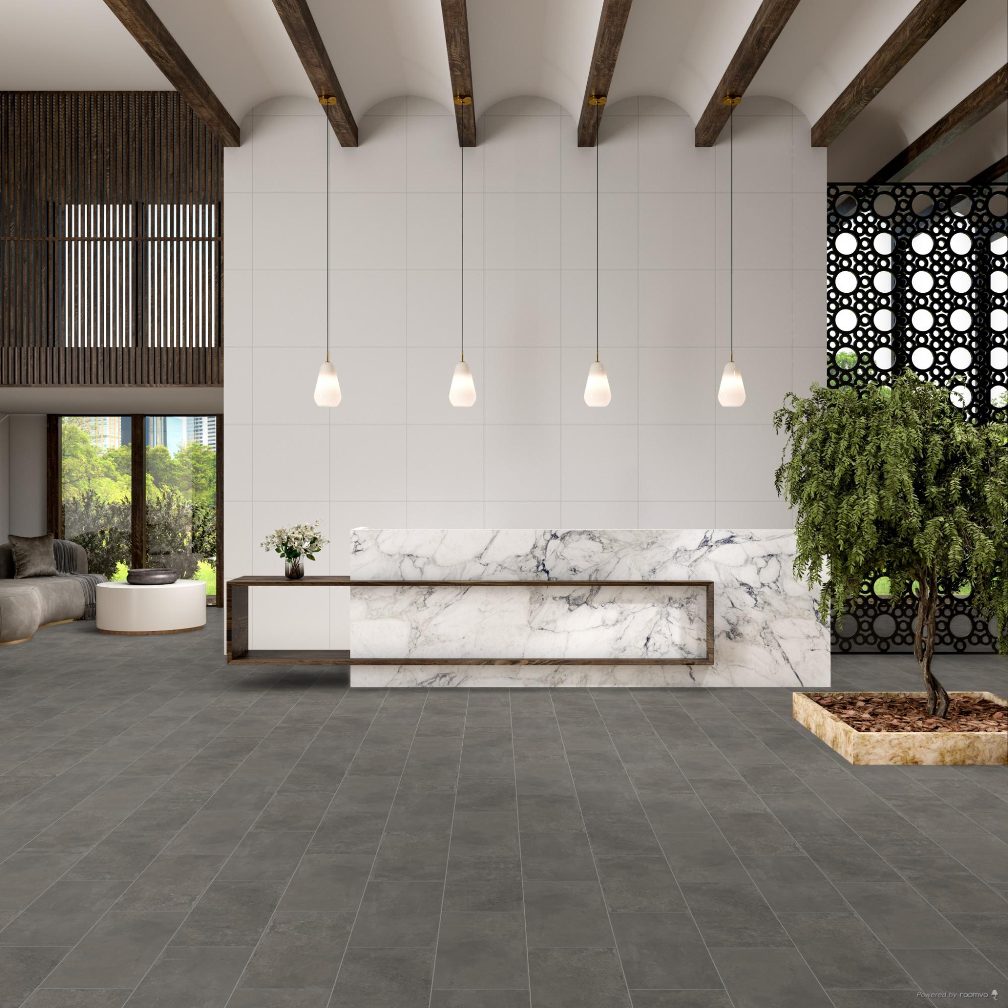 Platinum Grey 12X24 Matte Porcelain Tile