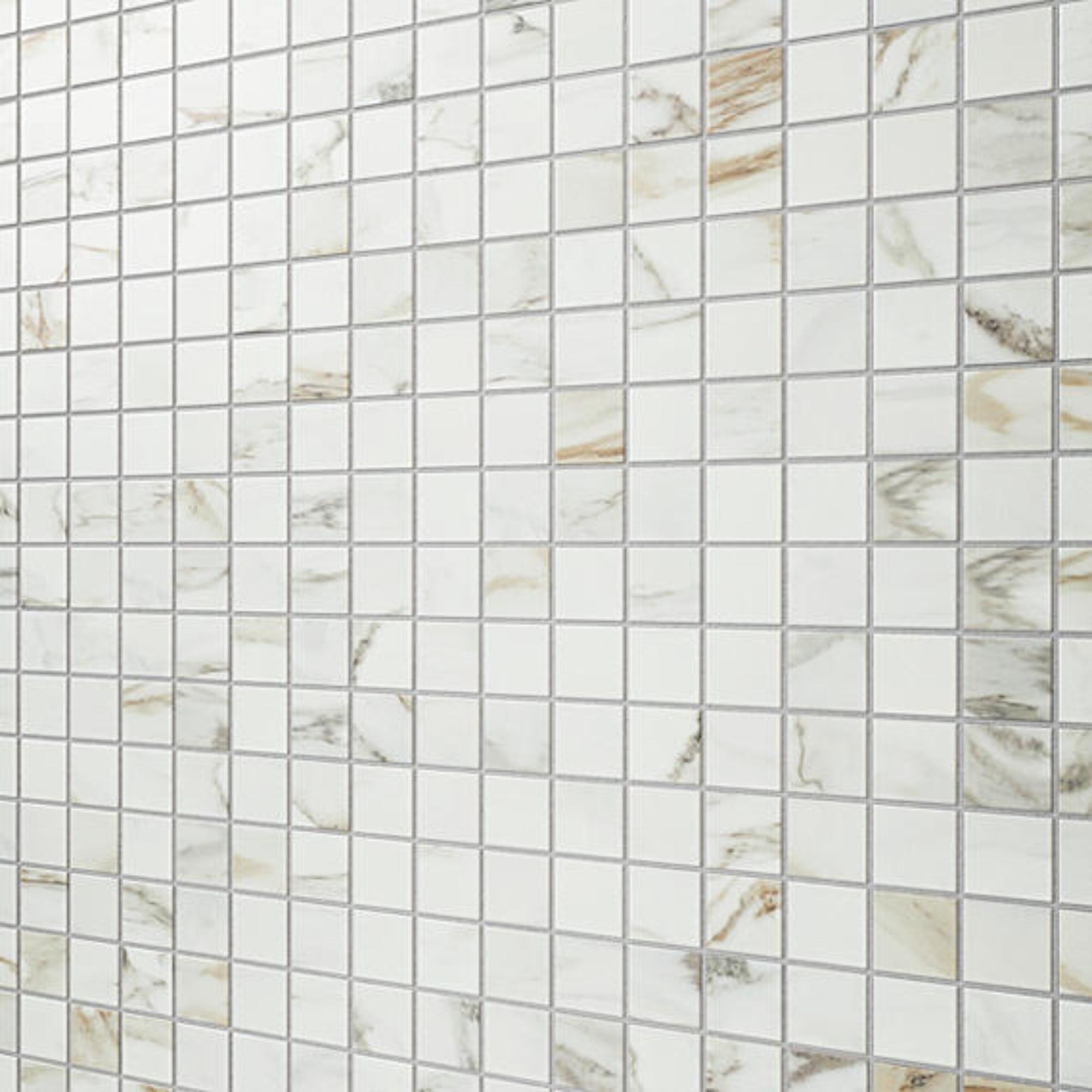 Platinum Magnolia 2X2 Straight Joint Matte Porcelain Mosaic Tile