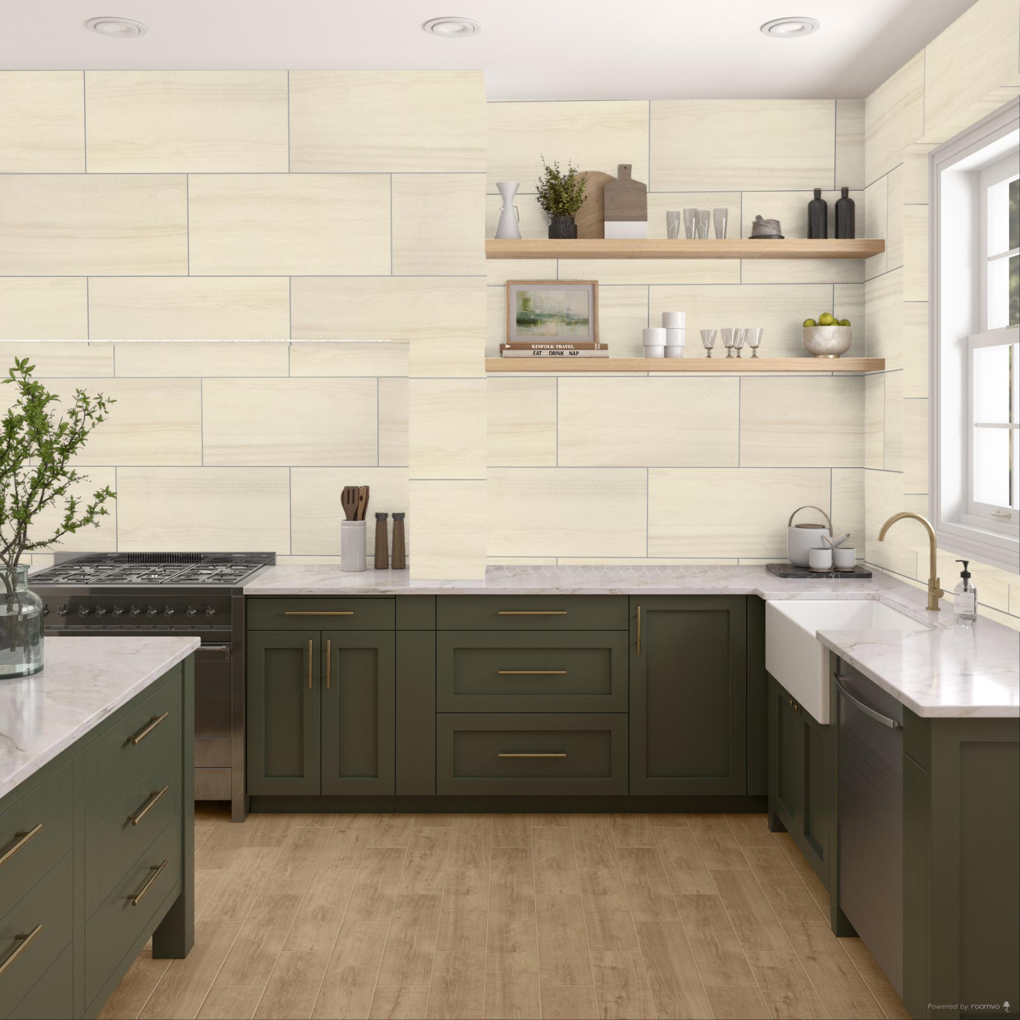 Platinum White 12X24 Matte Porcelain Tile