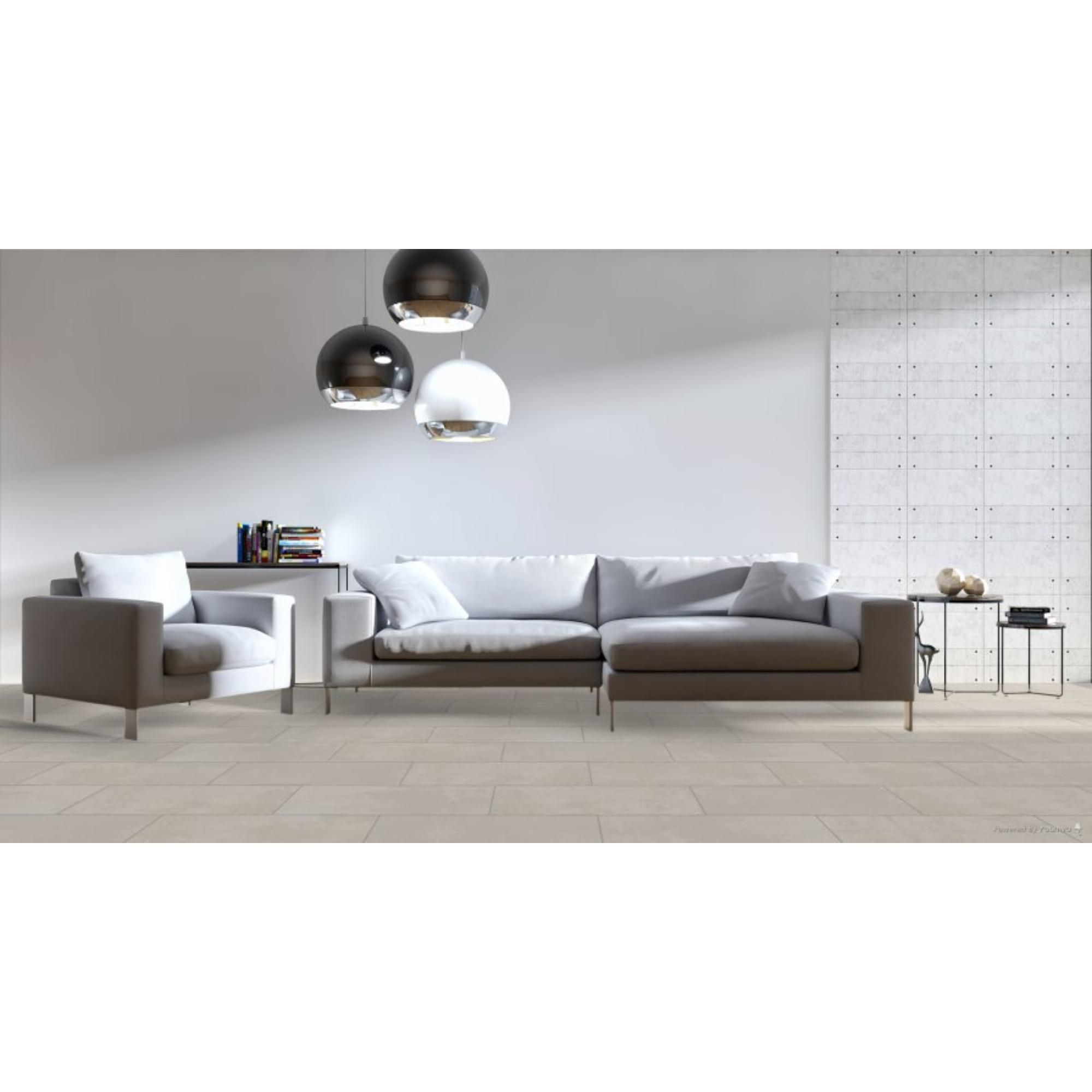 Platinum White 12X24 Matte Porcelain Tile