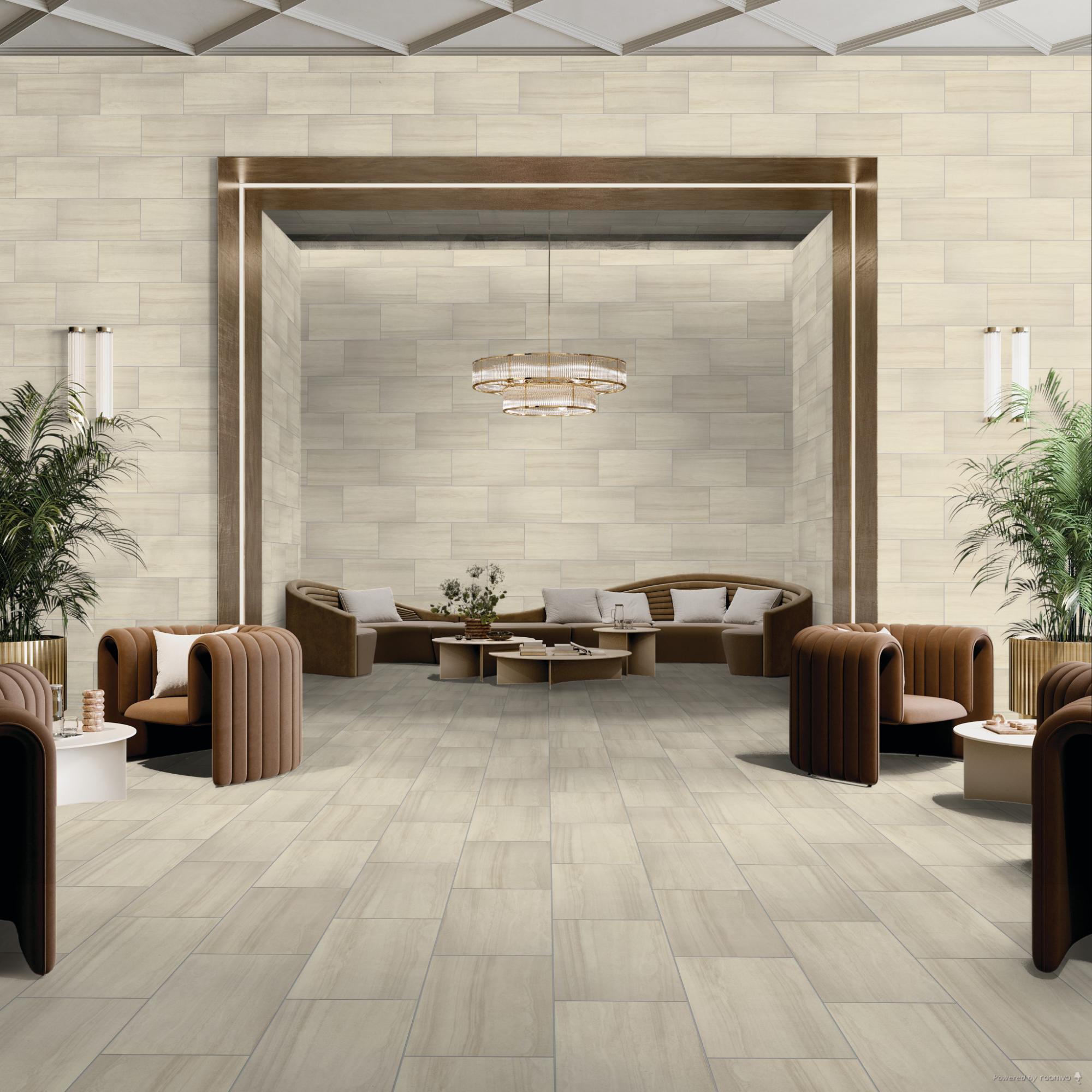 Platinum White 12X24 Matte Porcelain Tile