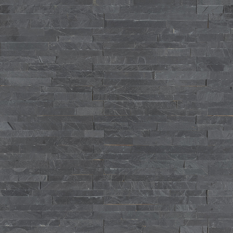 Premium Black 4.5x9 Split Face Mini Corner Ledger Panel 