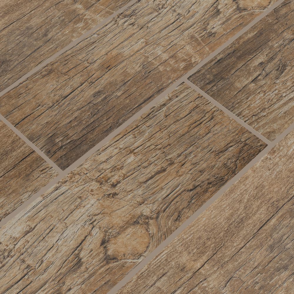 Redwood Natural 6x24 Matte Porcelain Tile