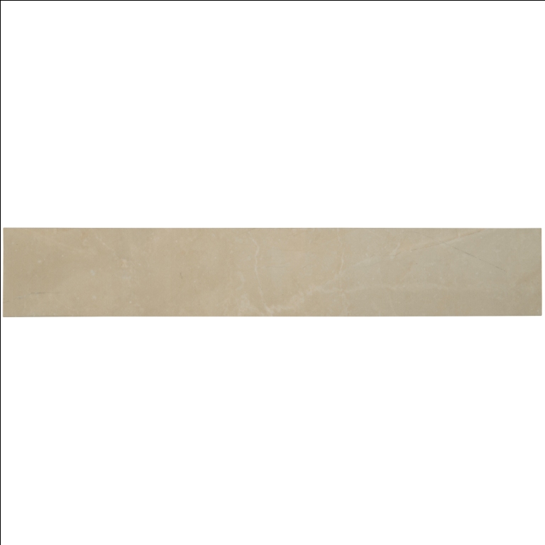 Sande Cream 3X18 Polished Bullnose Porcelain Tile