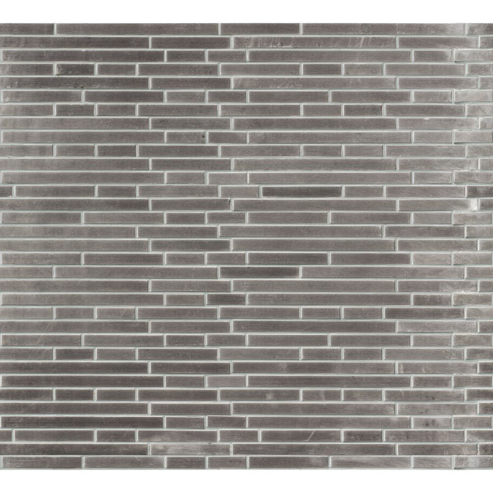 Silver Metal Interlocking Pattern Metal 