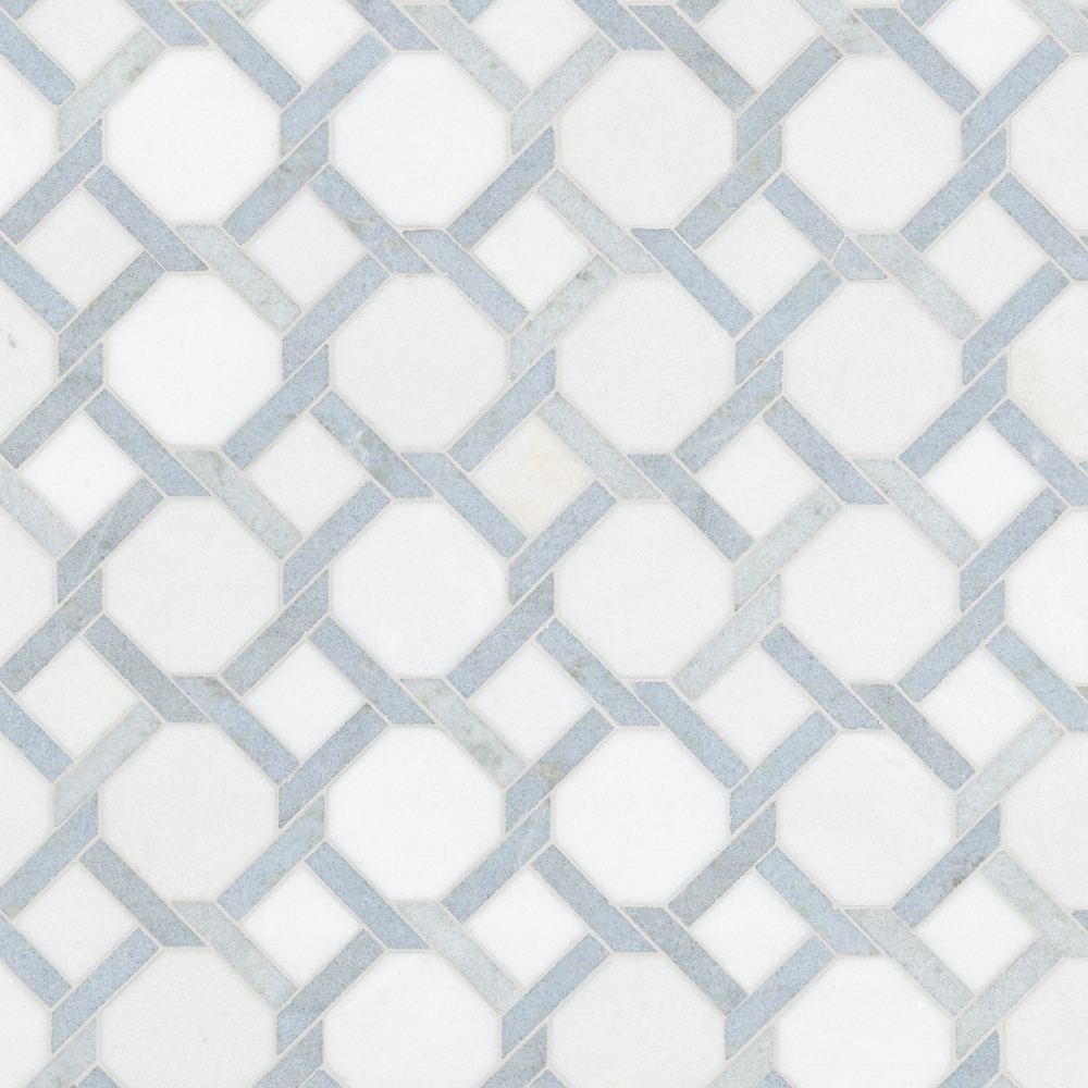 Azula Kaya 11X11 Polished Marble Mosaic Floor Wall Tile