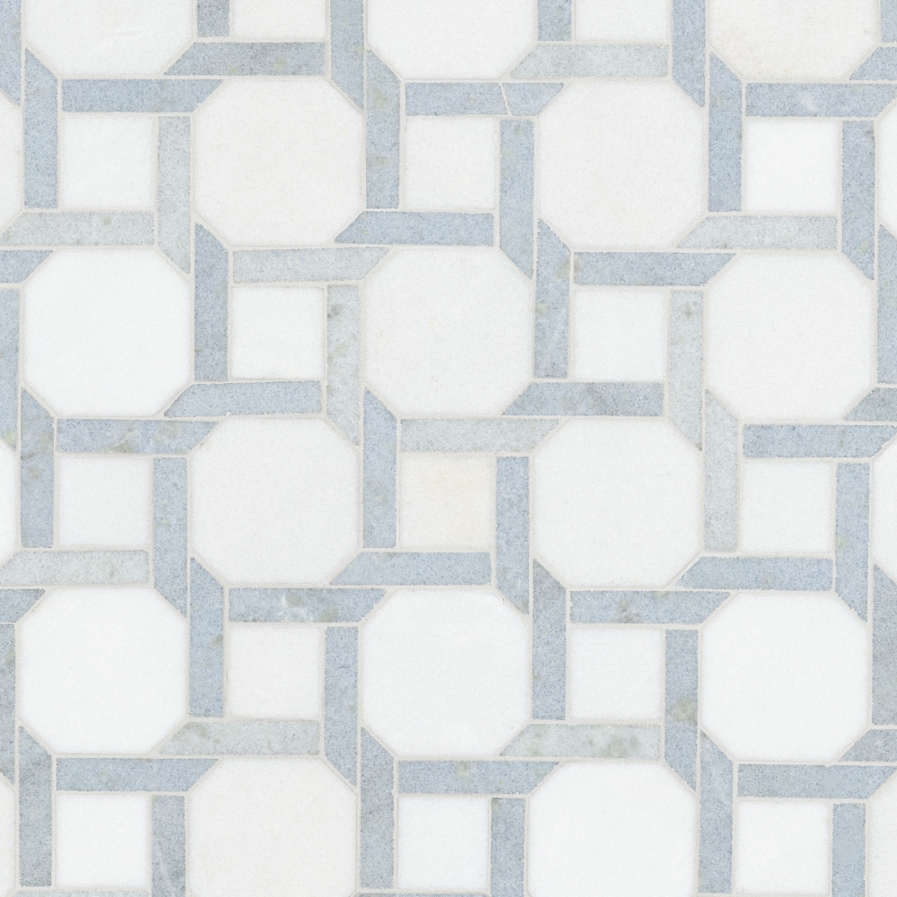 Azula Kaya 11X11 Polished Marble Mosaic Floor Wall Tile
