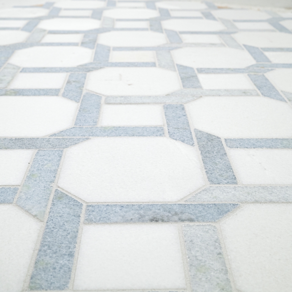 Azula Kaya 11X11 Polished Marble Mosaic Floor Wall Tile