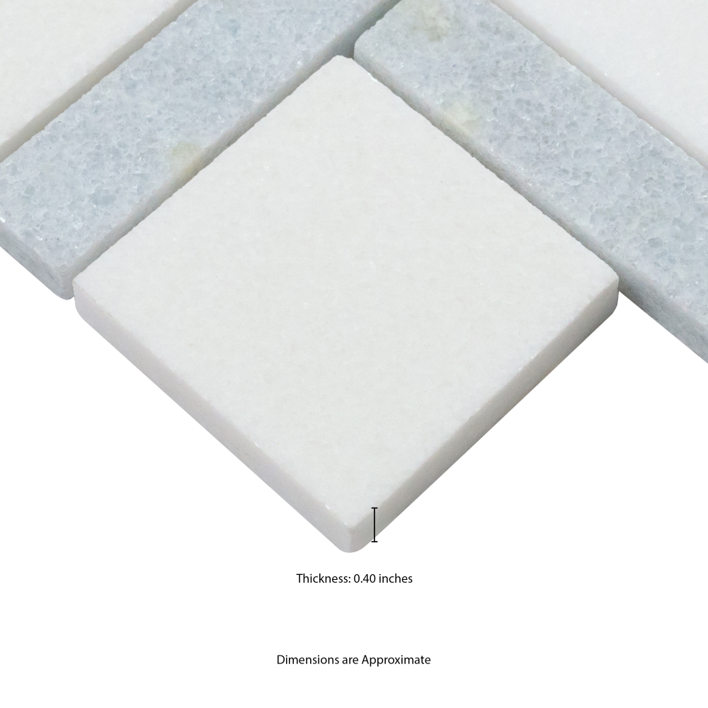 Azula Kaya 11X11 Polished Marble Mosaic Floor Wall Tile