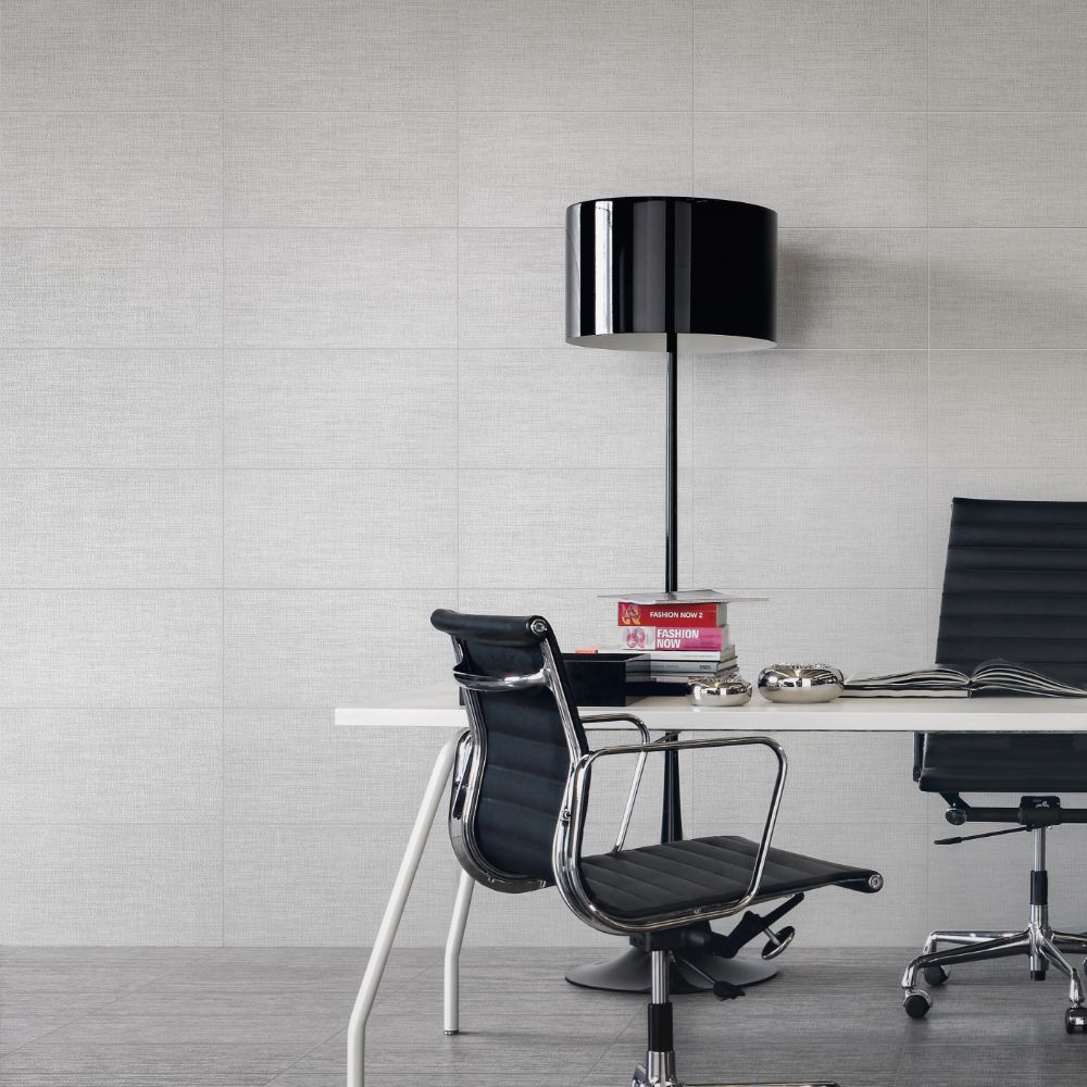 Tektile Lineart Ivory 12X24 Matte Porcelain Tile
