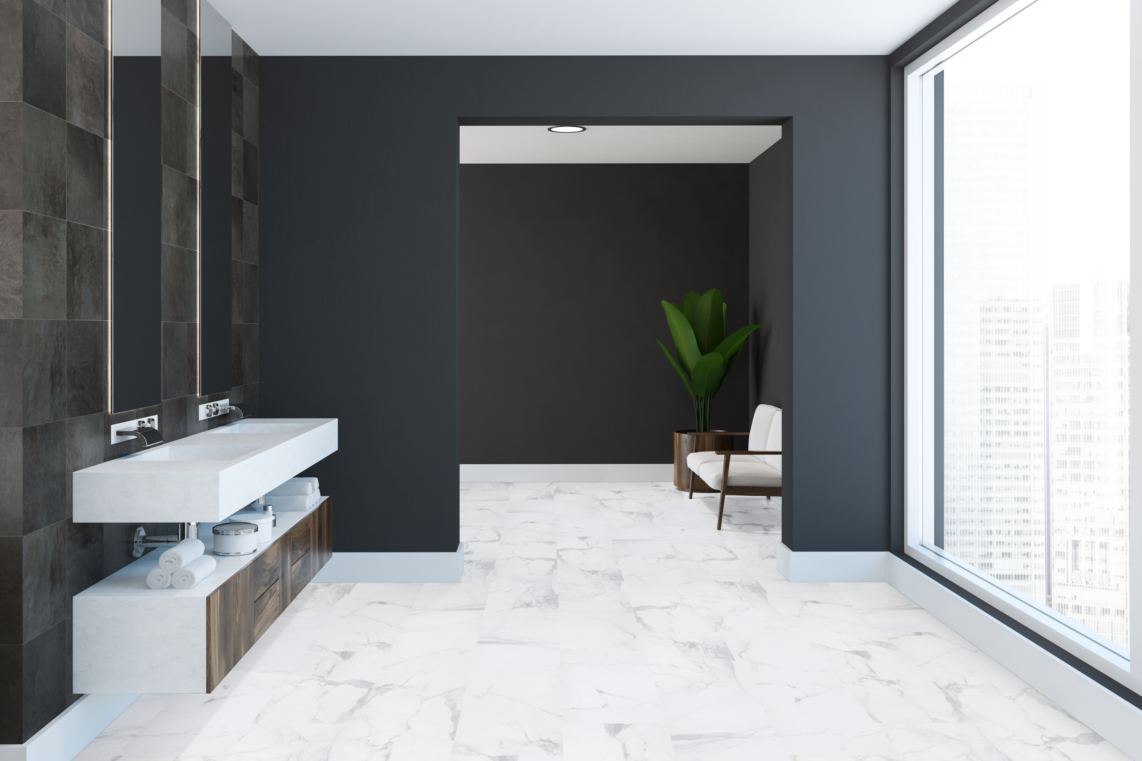 Trecento Calacatta Legend 12X24 Luxury Vinyl Tile-2