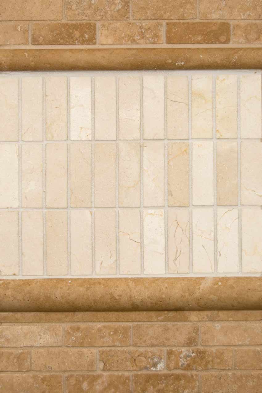 Tuscany Walnut Brick 12X12 Tumbled