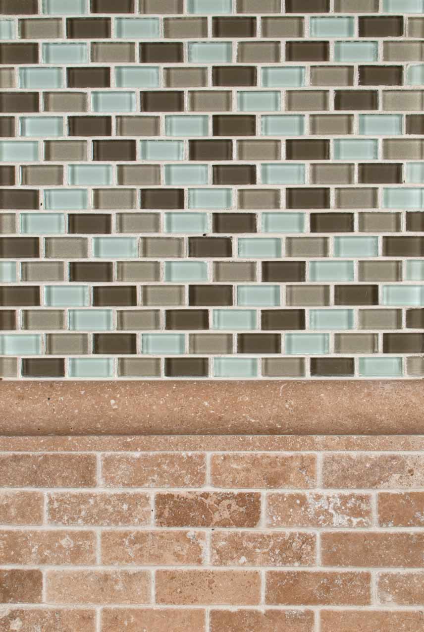 Tuscany Walnut Brick 12X12 Tumbled