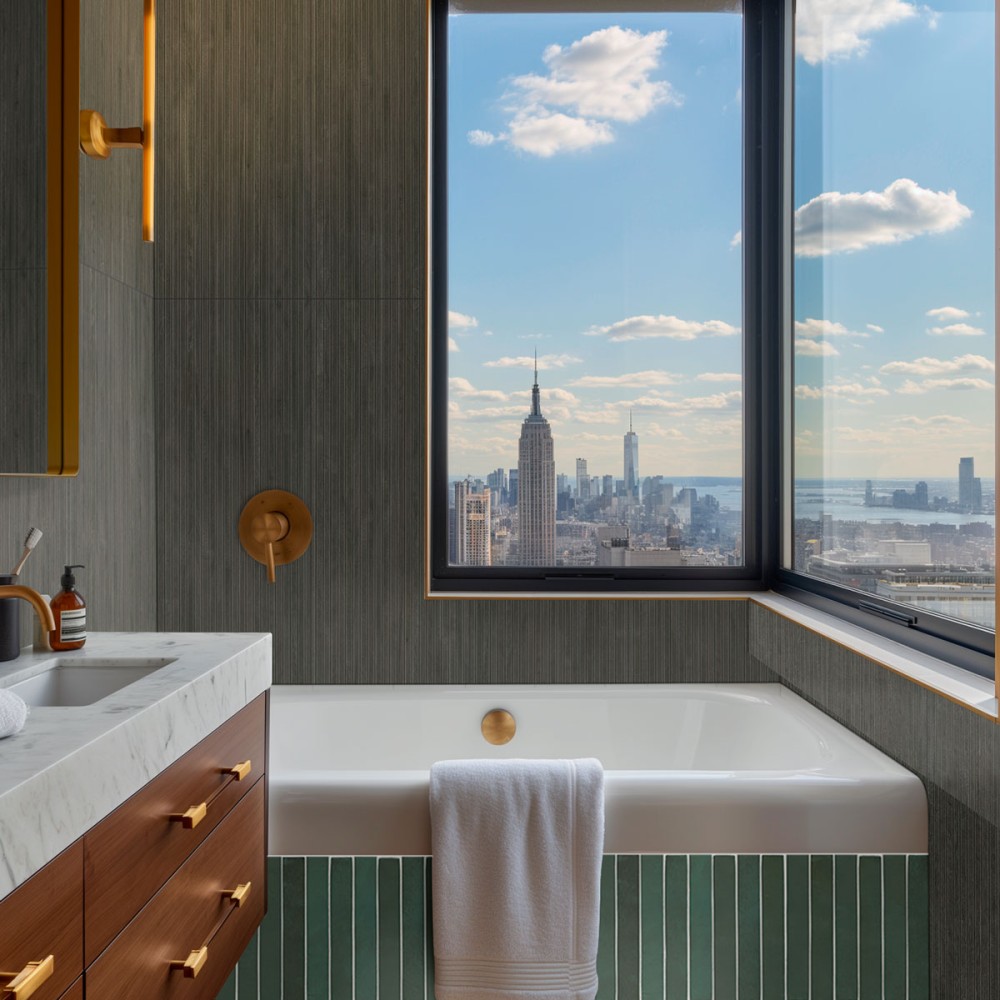 UrbanSlat Carbon 16x48 Matte Ceramic Fluted Wood Look Wall Tile