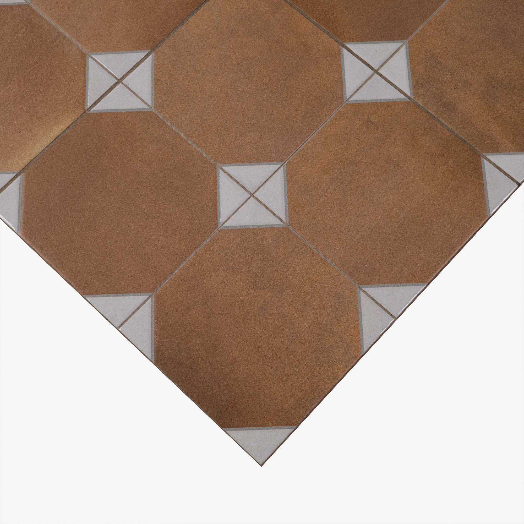Via Bianchi Cotto 13x13 Matte Porcelain Floor and Wall Tile