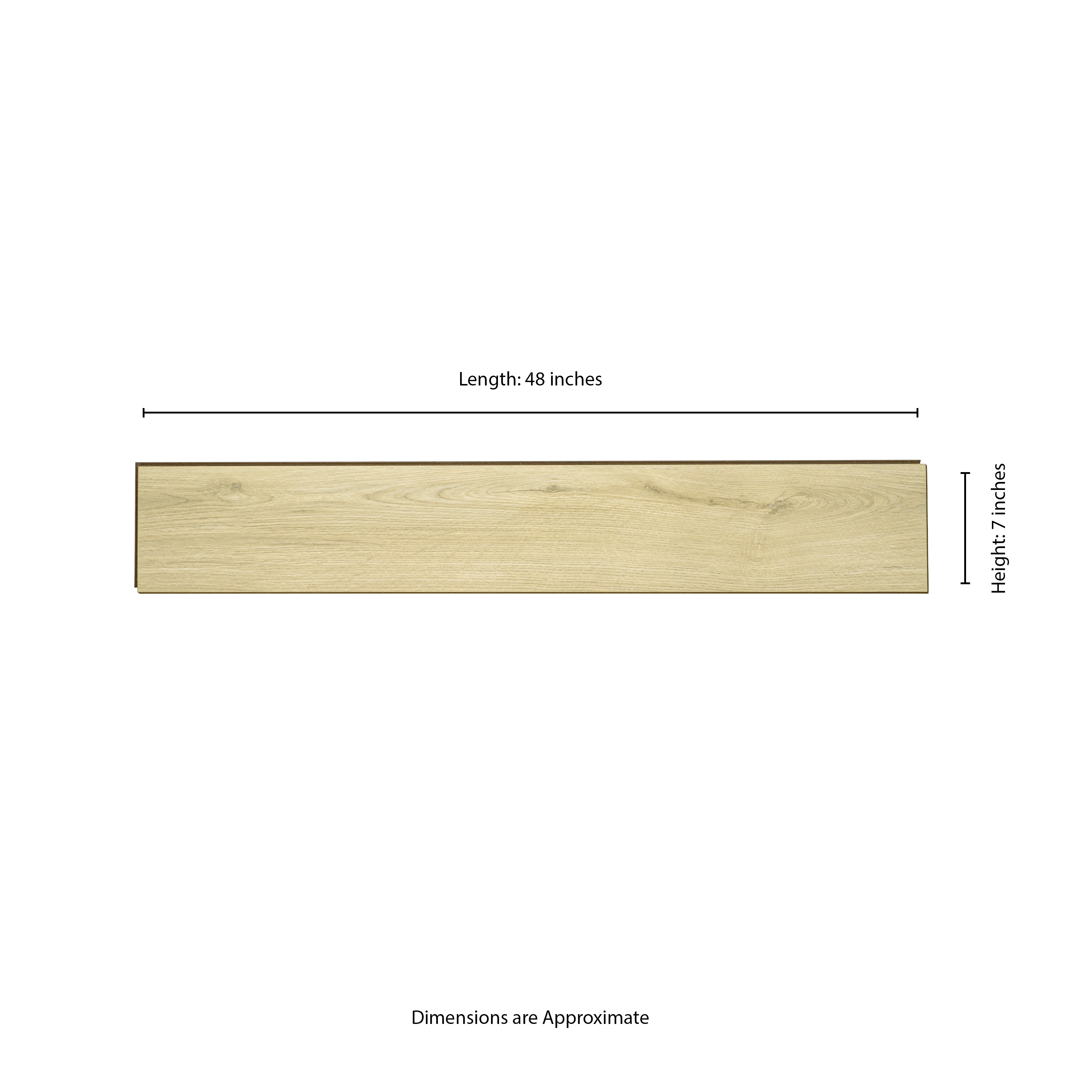 Smithcliffs Lanston Oak 7X48 Hybrid Rigid Core Vinyl Tile
