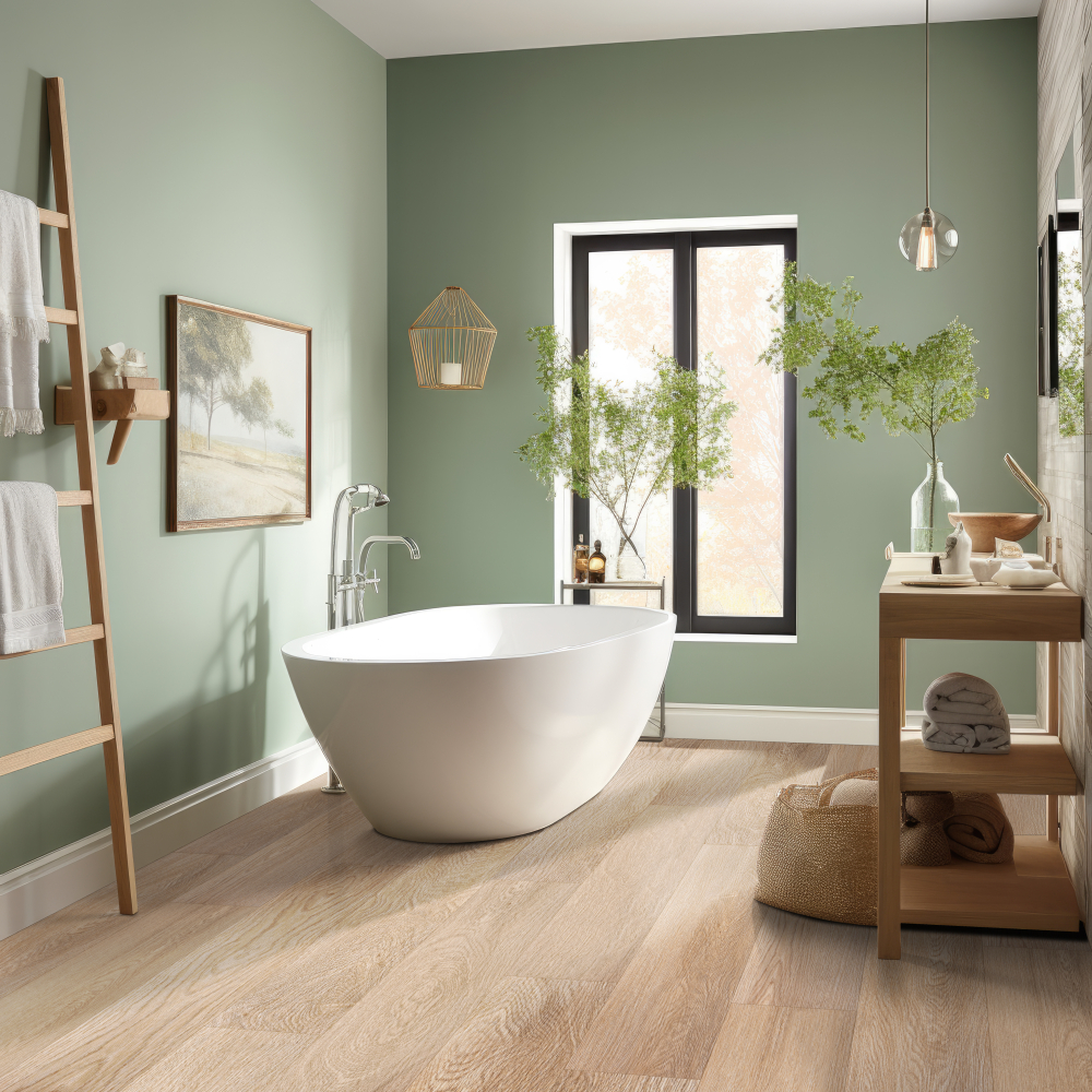 Laurel Bayside Buff 9X48 Low Gloss Rigid Core Luxury Vinyl Tile