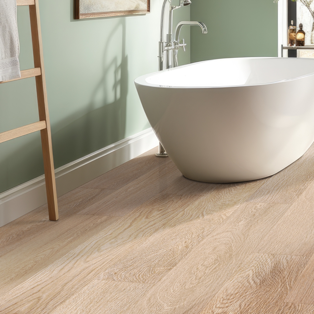 Laurel Bayside Buff 9X48 Low Gloss Rigid Core Luxury Vinyl Tile