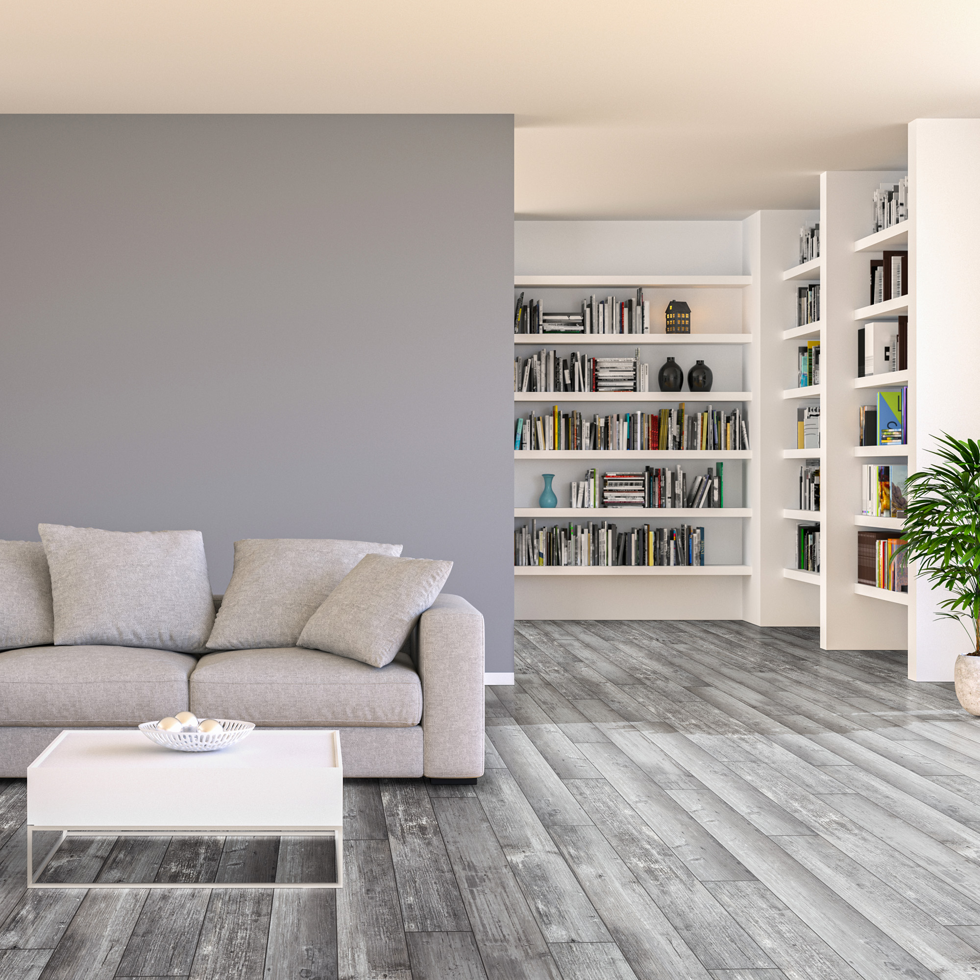 Andover Kingsdown Gray 7x48 Luxury Vinyl Tile