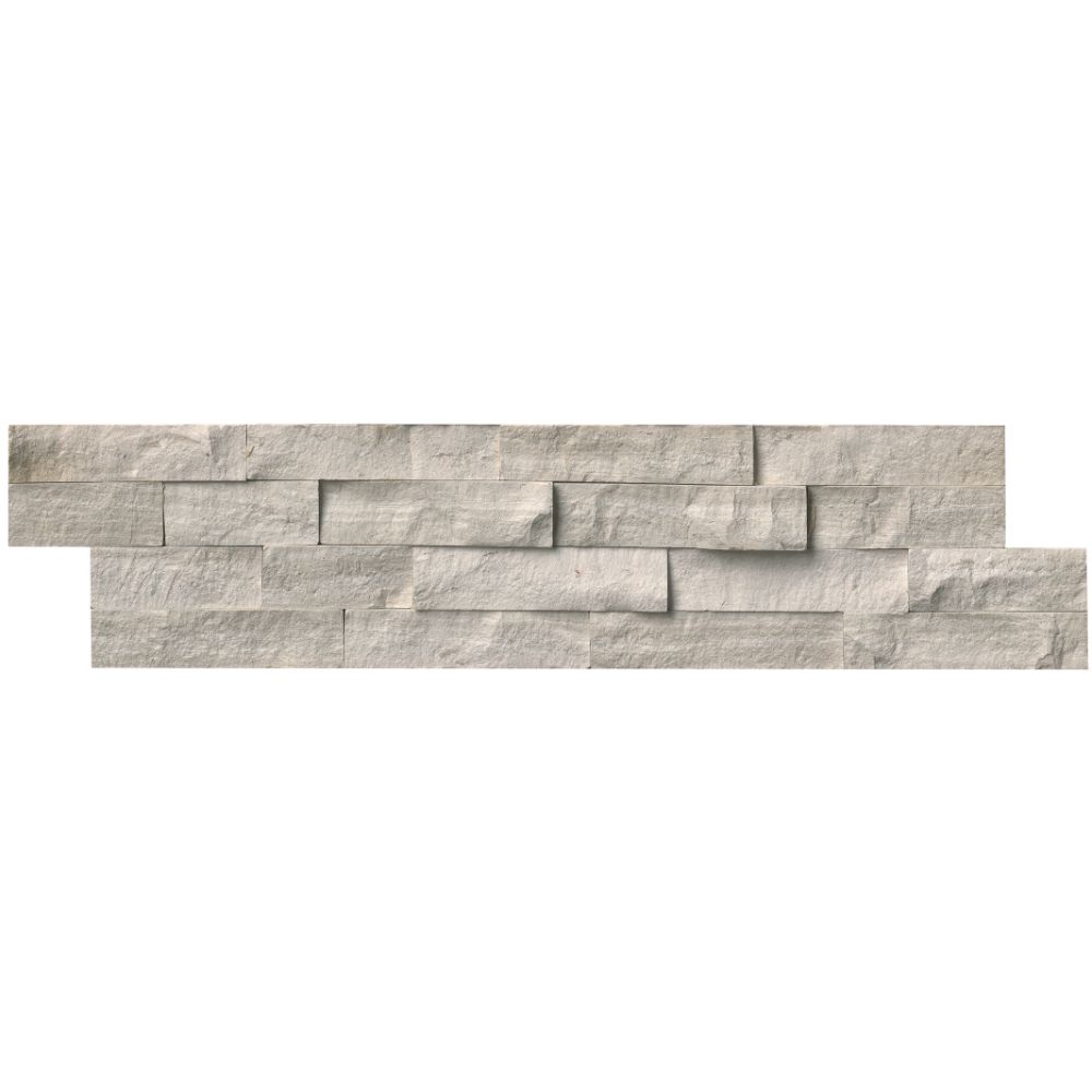 White Oak 6x24 Split Face Ledger Panel 
