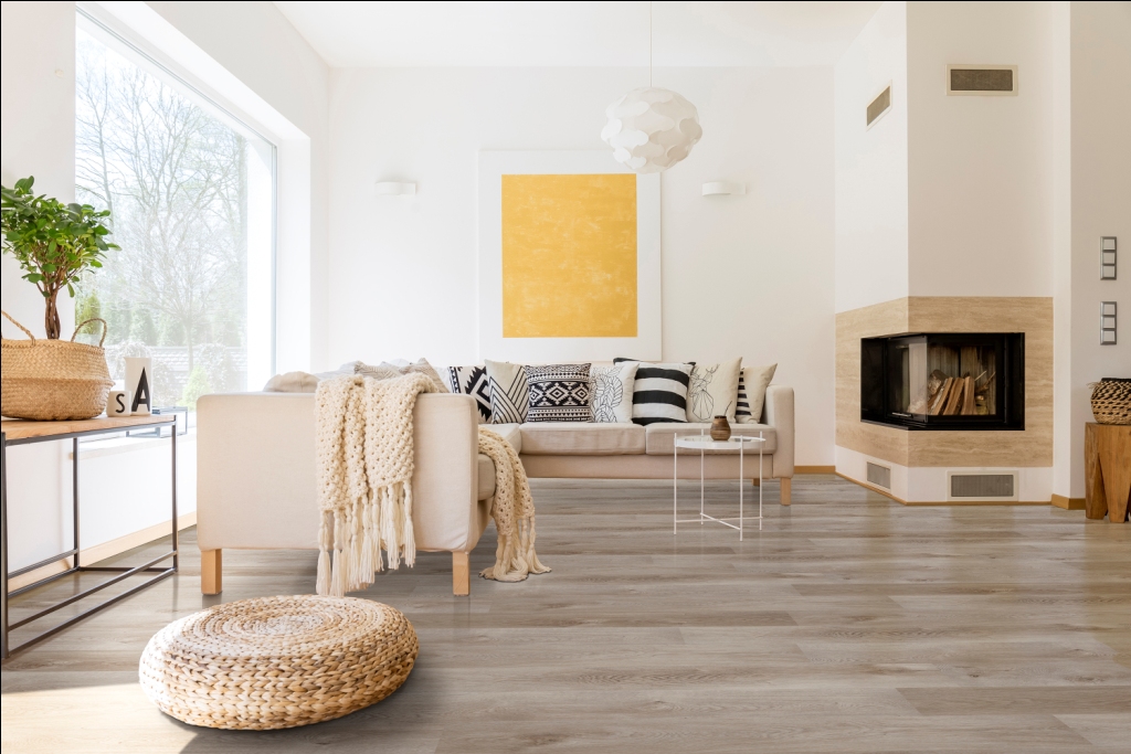 Woodland Mystic Gray 7X48 Luxury Vinyl Plank Flooring