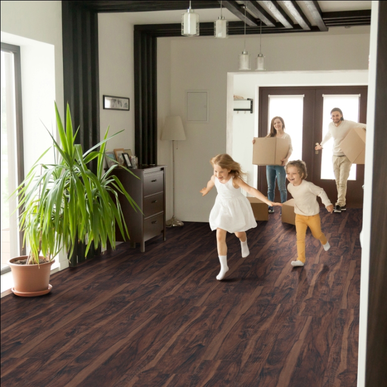 Woodlett Aged Walnut 6X48 Luxury Vinyl Plank Flooring