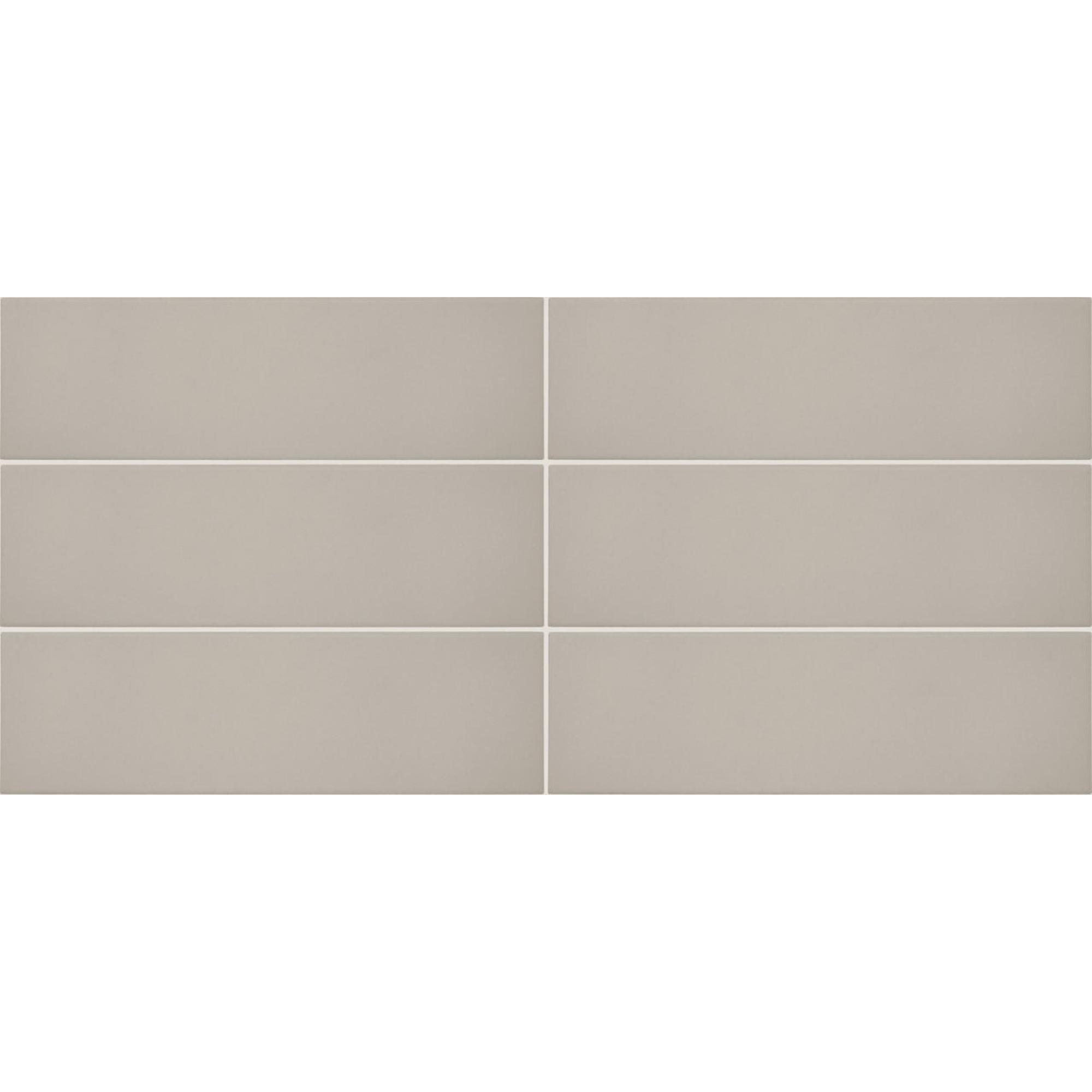 Stencil Beige Rectangle 4X12 Matte